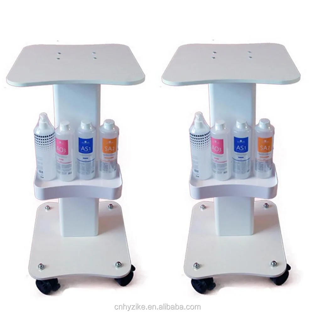 Salon Trolley Stand For Cavitation Hydra Dermabrasion Portable Beauty Machine Assembled Trolley Cart SPA