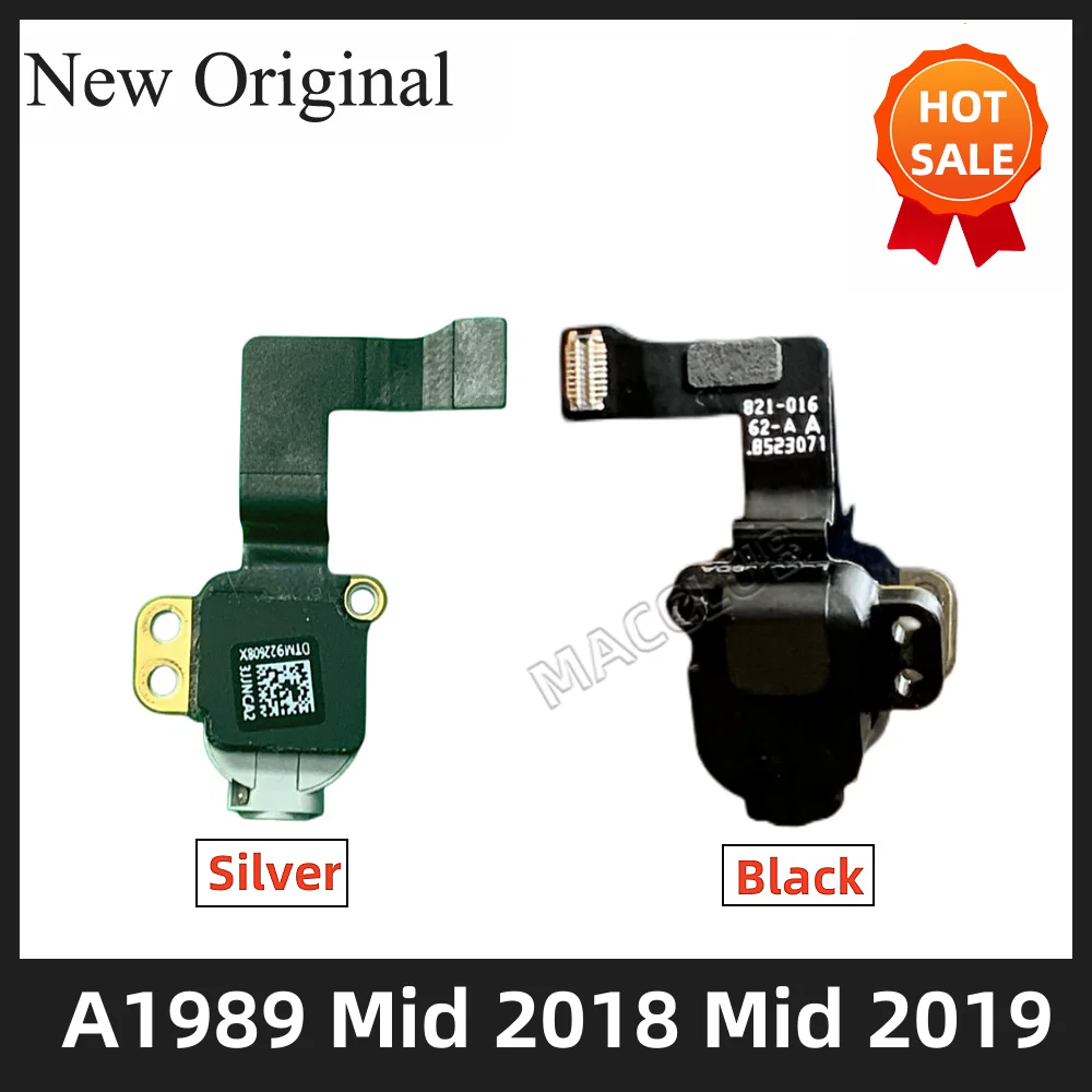 A1989 Headphone Jack Audio Port Connector for Macbook Pro 821-01662-A 2018 2019 EMC3214 3358 Audio Board Headphone Jack