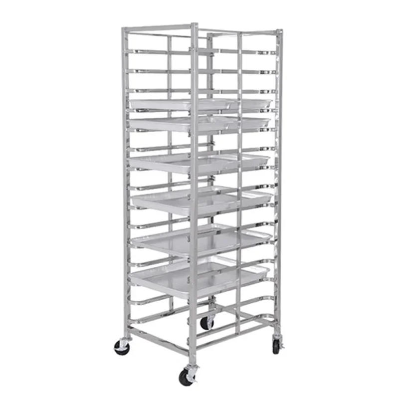 

Stainless steel baking tray rack 12/15/30 layer baking tray rack, cake room bread tray grill