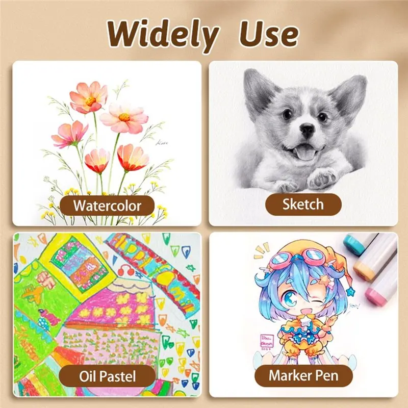 A13E-For Cartoon For Cartoon Animation Painting Art Supplies A4 230Gsm Artist Drawing Paper