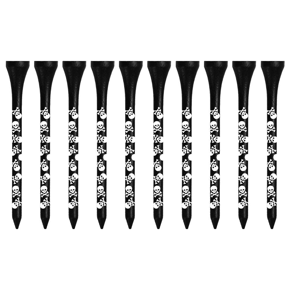 

10 Pcs Golf Tee Golfing Accessories Golfer Bamboo Golfs Tees Ball Base Decorative Support Wood Wooden Miss