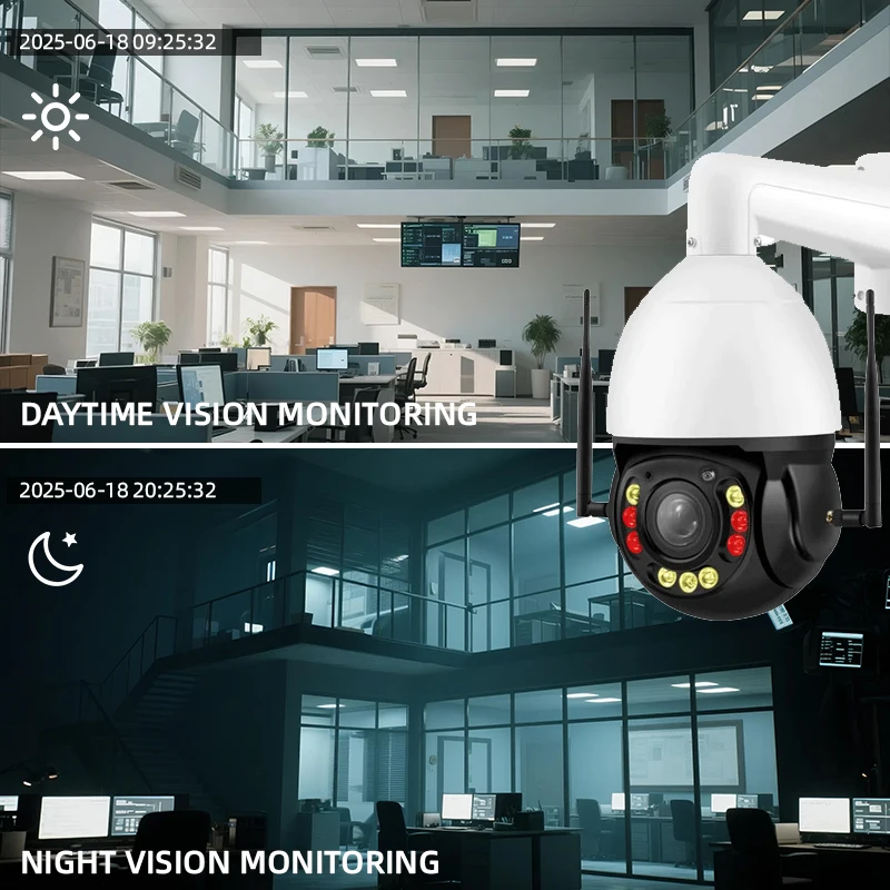 Cámaras 4G PTZ 30X 20X ZOOM IP HD seguimiento automático 8mp 4K vigilancia CCTV seguridad Audio bidireccional cámara de visión nocturna exterior