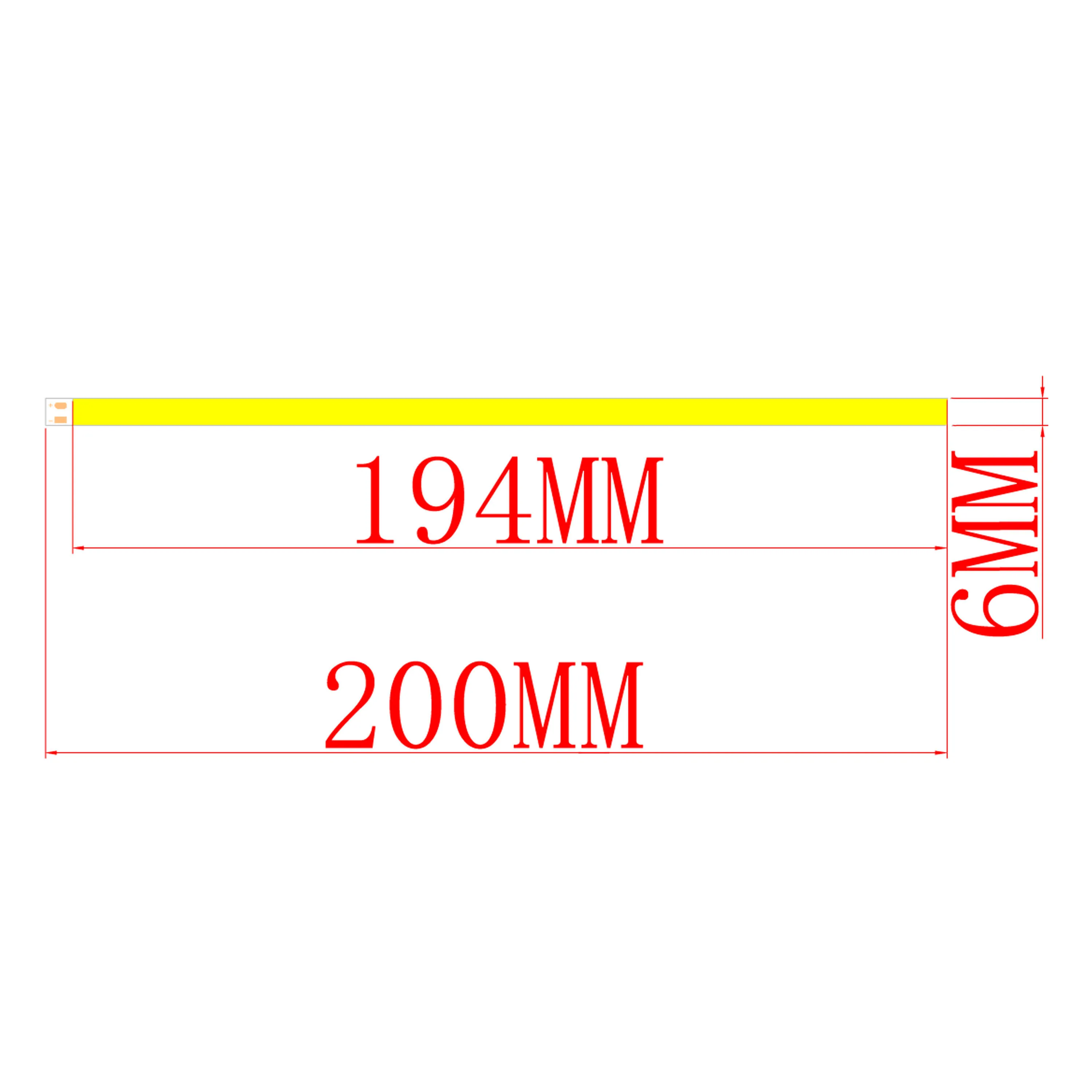 200*6MM-0413 6W DC12-14V COB Chip For LED Flood Light Cold White Warm DIY LED Spotlight Lamp Home Lighting