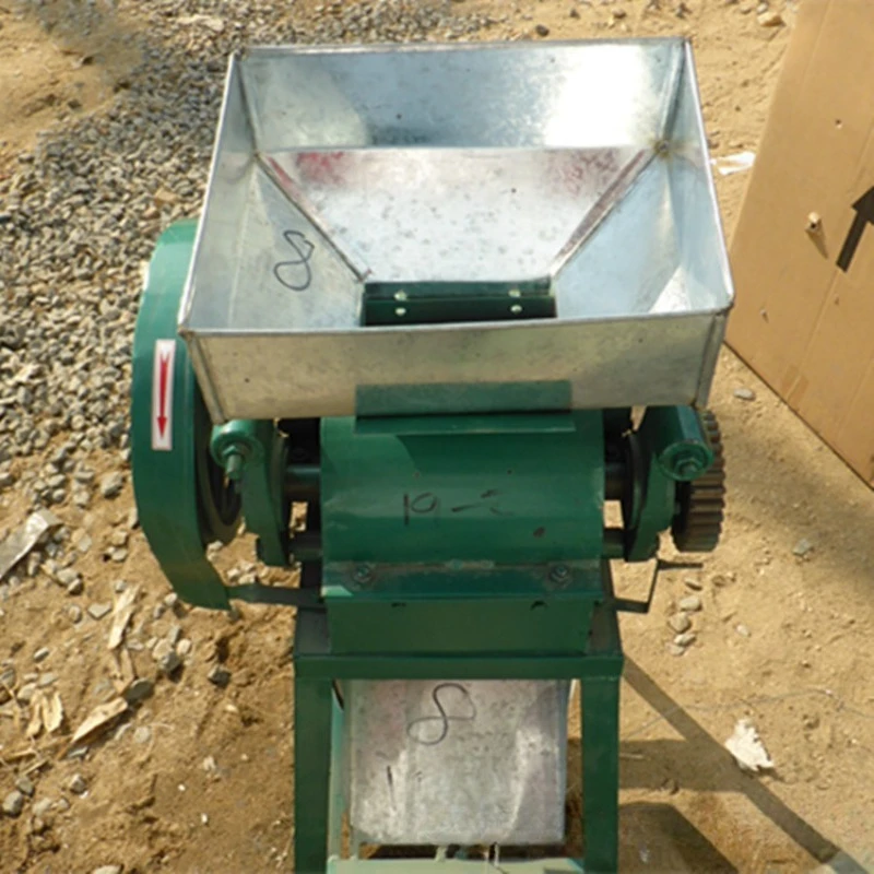 Whole grain bean flattening machine, pictures of the flattening machine, the flattening machine can be debugged