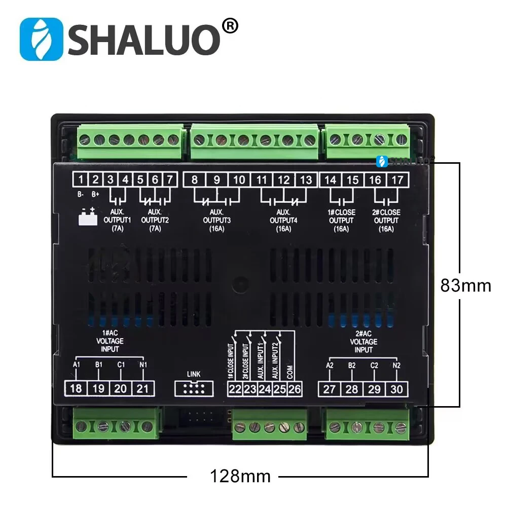 Imagem -03 - Gerador do Módulo do Controlador Interruptor de Transferência Automática do Poder Duplo Substitua Smartgen Hat560n Hat560nb Ats Ats560nb