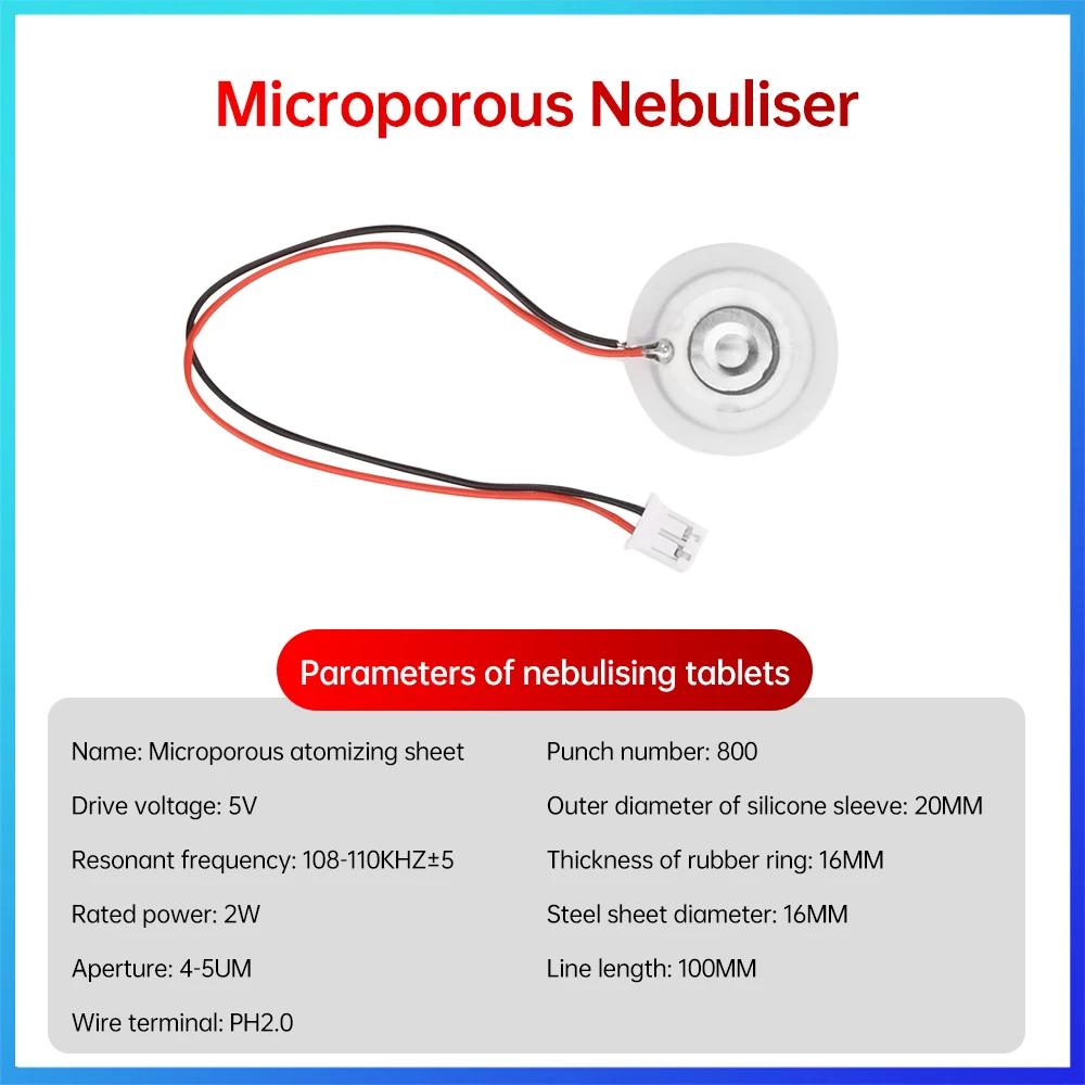 Micro USB 1.5-2W Ultrasonic Mist Maker Fogger Board DC 5V Humidifier Module for Atomizer DIY Hatching Experimental Equipment