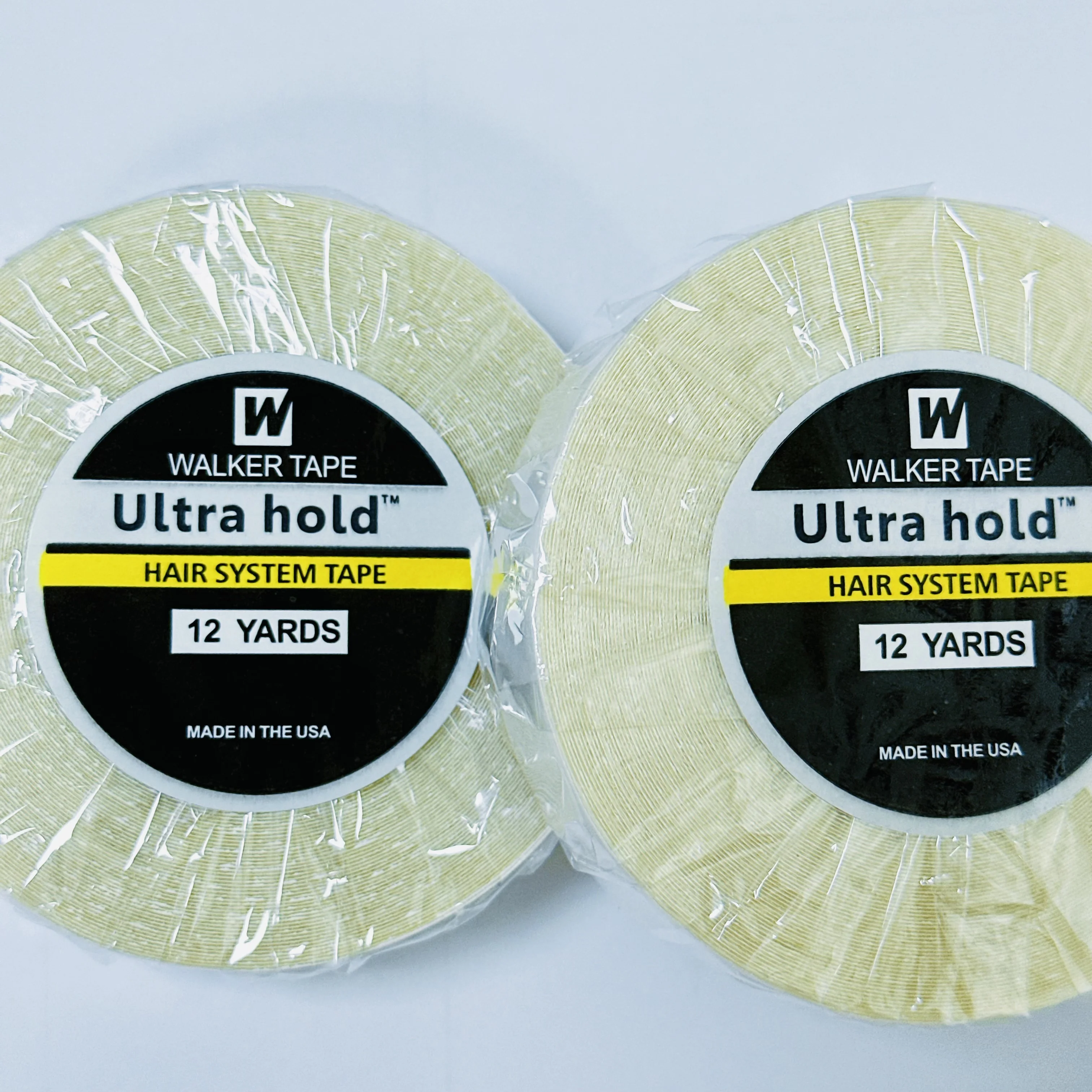 1 рулон, 12 ярдов, 2/1/0,8 см, белая ультрафиксирующая поддержка, двухсторонняя водонепроницаемая клейкая лента для наращивания волос/парик/кружевной парик