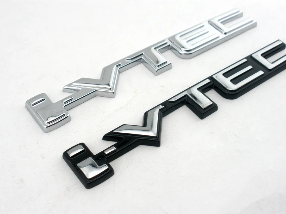 3D IVTEC I-VTEC EMB Emblem Fender Side Badge car Sticker accessory for JDM honda civic accord fit crv bonda