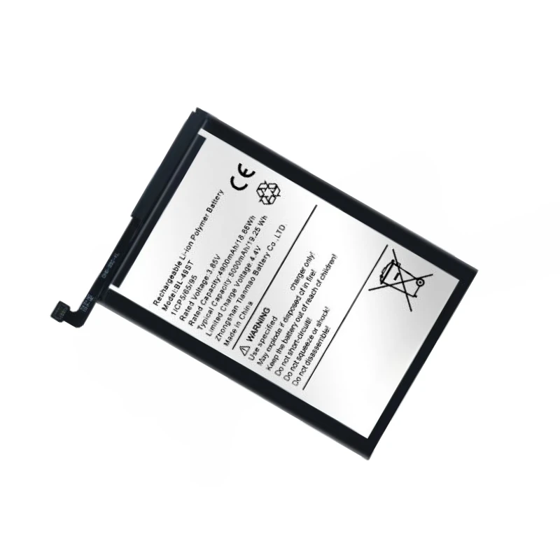 Wysokiej jakości nowa bateria do telefonu komórkowego 3.85V 4900mAh BL-49ST do TECNO Spark10C Camon18