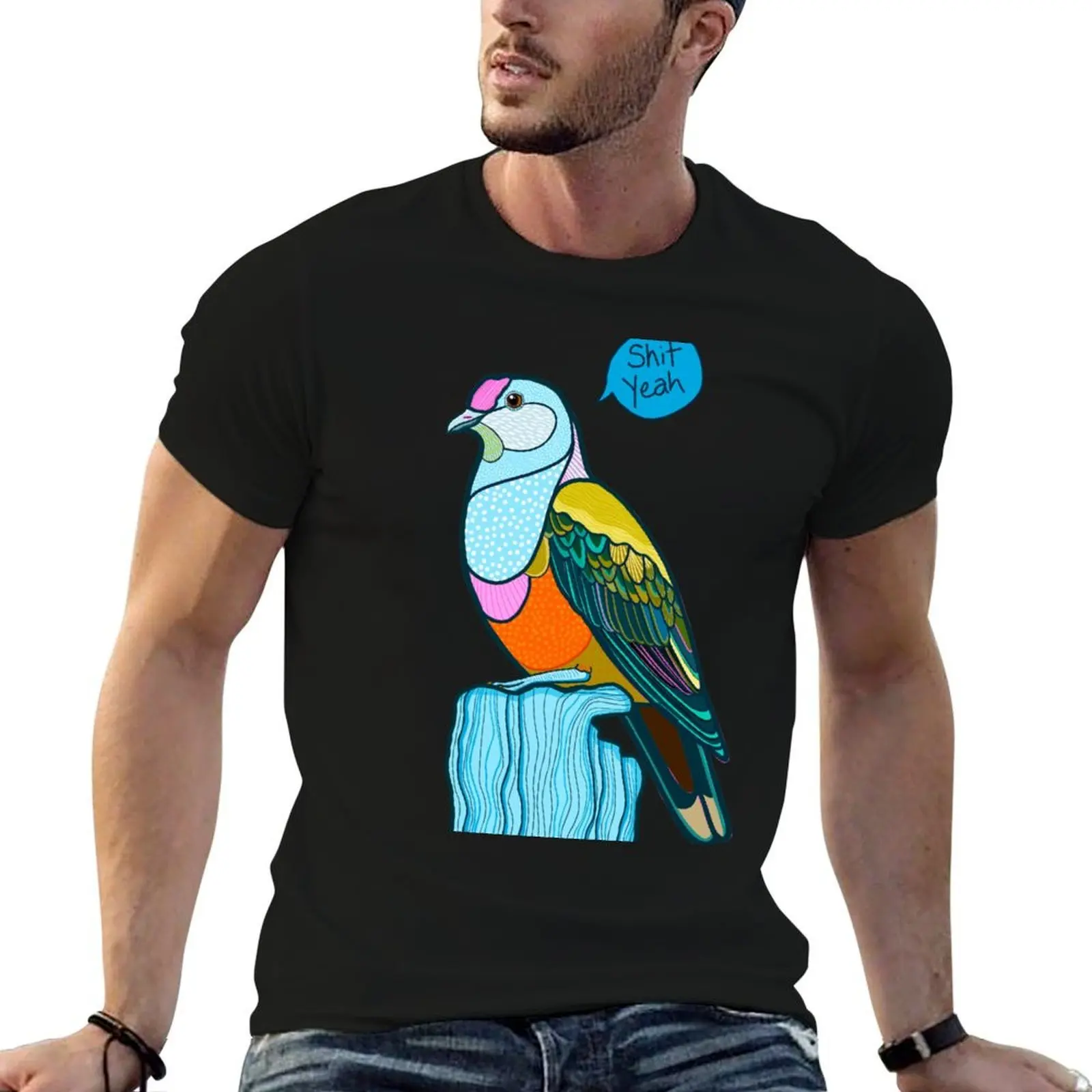 Fruity fruit dove T-Shirt funny t shirts cotton men t shirt cotton 100% man t shirt luxury T-shirt