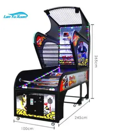 

Children's basketball games. Coin-operated basketball machines are available for cheap