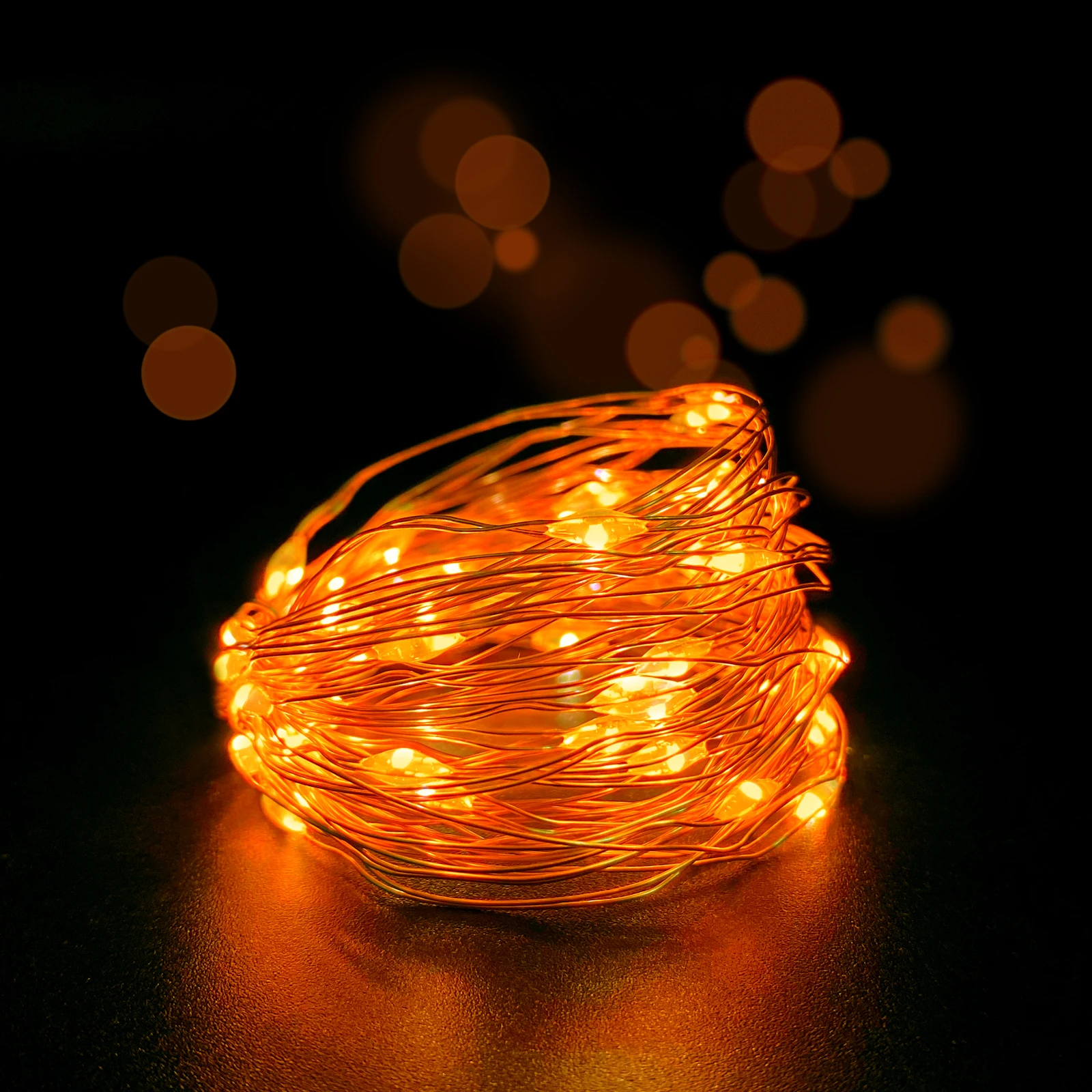 Lot de 4 lampes Led goutte d'eau à piles de 3M, Mini lampes féeriques d'intérieur avec fonction de minuterie, décoration de fête de mariage et de noël