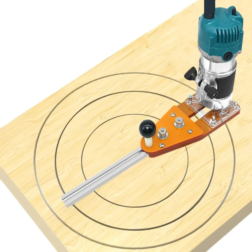 Circle Cutting Jig for Makita Electric Hand Trimmer Wood Router Milling Circle Slotting Trimming Machine Woodworking Tools