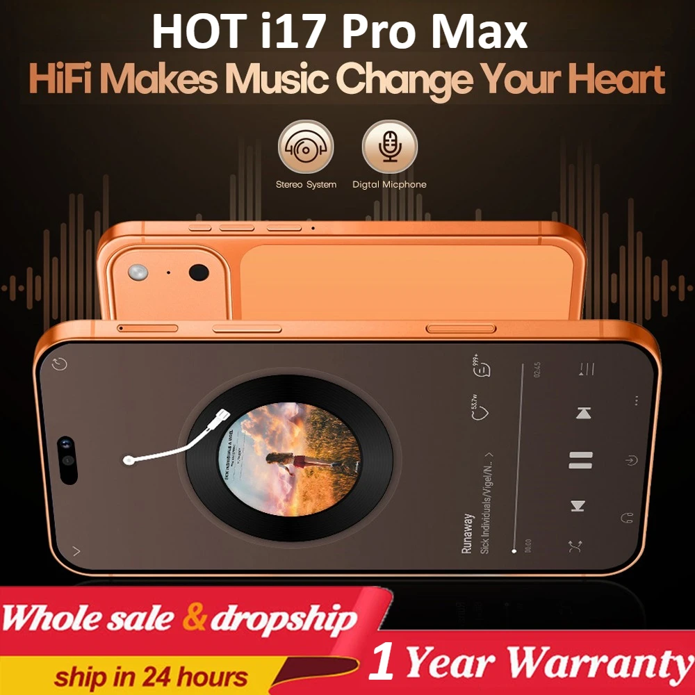 HOT NEW For i17 Pro Max Cellphones 7.3HD 5G Dual Card Smartphone 22GB 2TB Android 15 Cell Phone Unlocked 8000mAh Mobile Phones