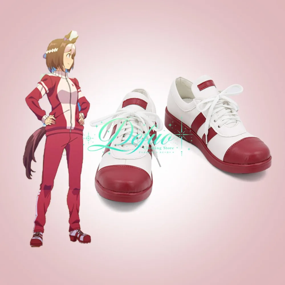 Uma Musume Special Week School Uniform Cosplay Shoes Custom Made for Halloween Event and Character Photo Shoot