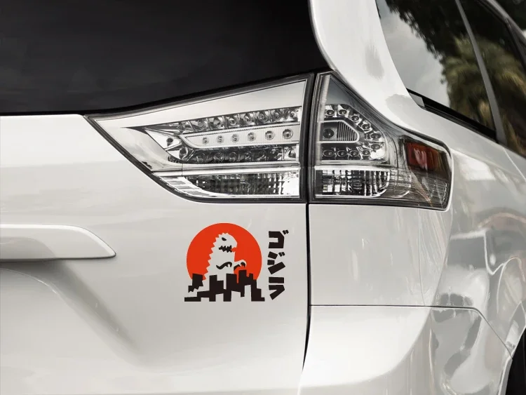 

Japanese JDM Car Stickers for Bumper Body Windshield rear Window Vehicle Accessories Scratch Covering Decals