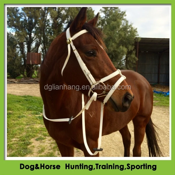 سرج غربي مزدوج الأنف من الماس لركوب الخيل مصنوع من النايلون المتين والجلد PVC على الطراز الأسترالي مع رسن من النايلون #6