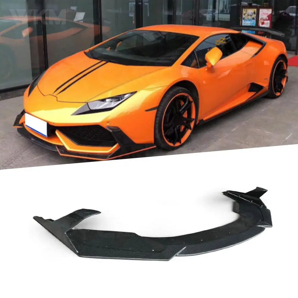 Real Carbon Fiber Spoiler Side Splitters for Lamborghini Huracan LP 610-4 2014-2018