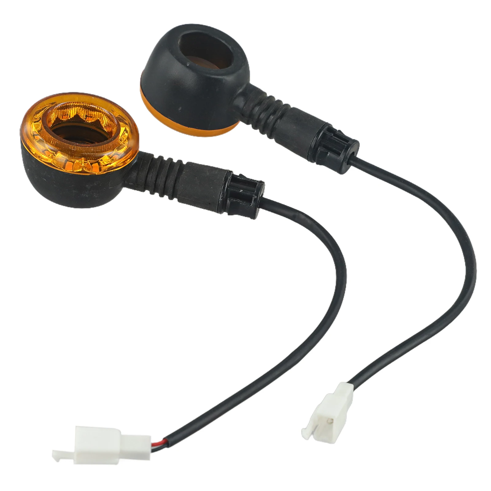 

48V Turn Signal Escooter Turn Signal Unique Appearance 2 Wires Positive And Negative For Night Riding For Electric Scooters