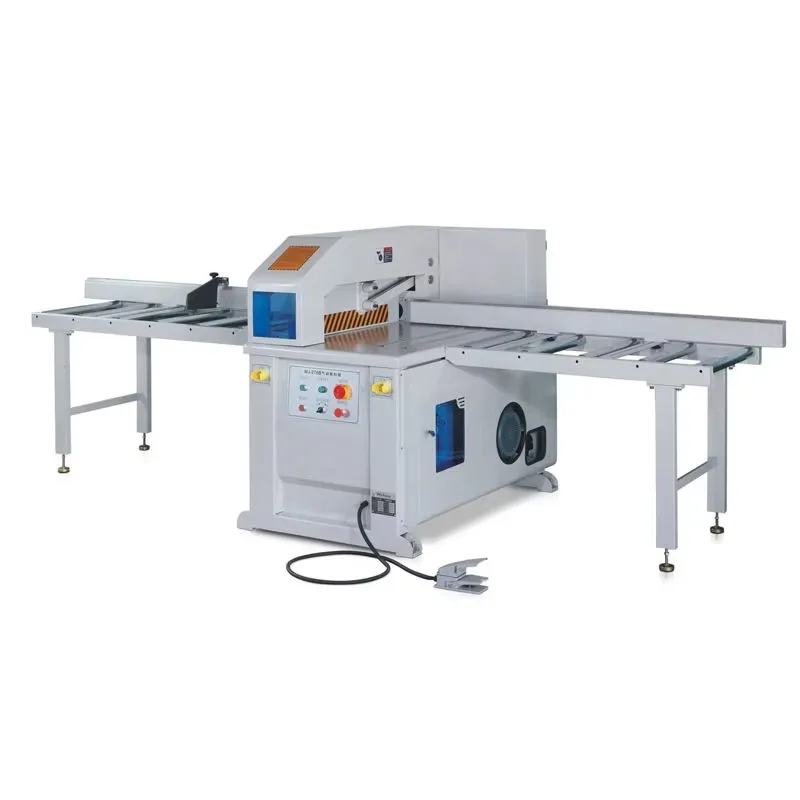 High-Speed Automatic Horizontal Timber Cross Cutting Saw Machine for Mass Production  with Precision Blade Guide System