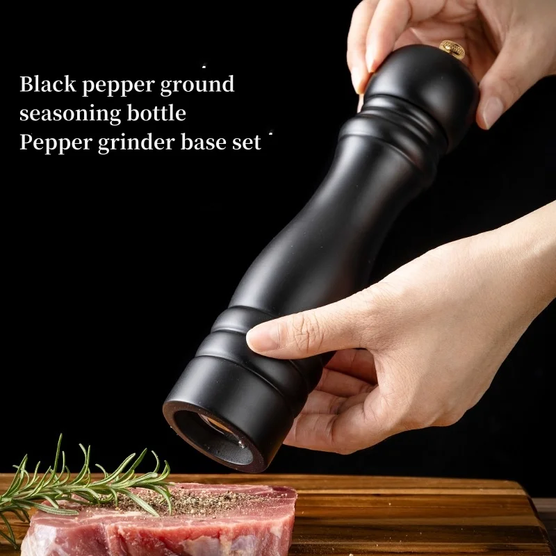 Manuel deniz tuzluk, karabiber değirmeni, seramik taşlama çekirdekleri ile sağlam tuz değirmeni, 8