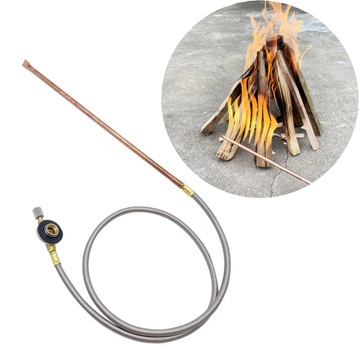 Outdoor Camping Supplies Camping Hand Held Fires Ignitor Gas Appliance for BBQ Cooking Picnic Multitool 30cm