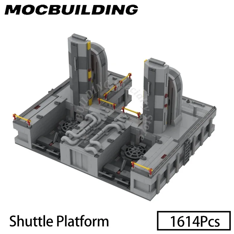 1:70 Scale Spaceship Platform Crawler Launch Pad for Space Shuttle 10283 Compatible Toys Gifts City Display Building Blocks Toy