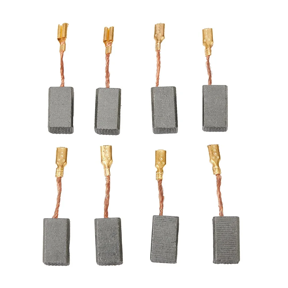 Carbon Brushes 6.5mm x 8mm x 14mm 8 pcs for Bosch GWS7 100 and GWS7 125 Series Angle Grinders with T and TE Versions