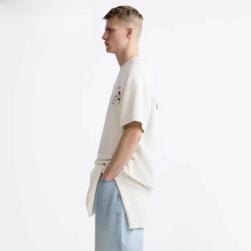 

Новая летняя свободная повседневная толстовка с животным принтом ort Sve для мужчин, удобная дышащая модная футболка для пар