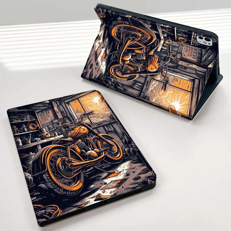 

Anime Motorcycle Cool For iPad Pro Air Mini 1 2 3 4 5 6 7 7th 8th 9th 10th 11th 10.2 9.7 10.5 10.9 11 12.9 Tablet Case