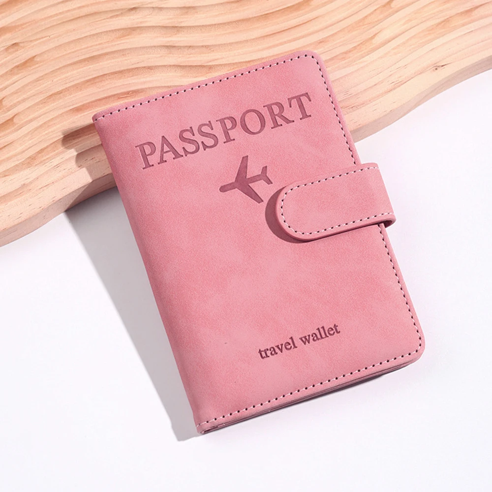 Personalisierter PU-Herren-RFID-Passhalter im 2-Style-Umschlag-Design, Flugzeugmuster Bedruckte Diebstahlsichere Passbörse, Minimalistisch – Detail 8