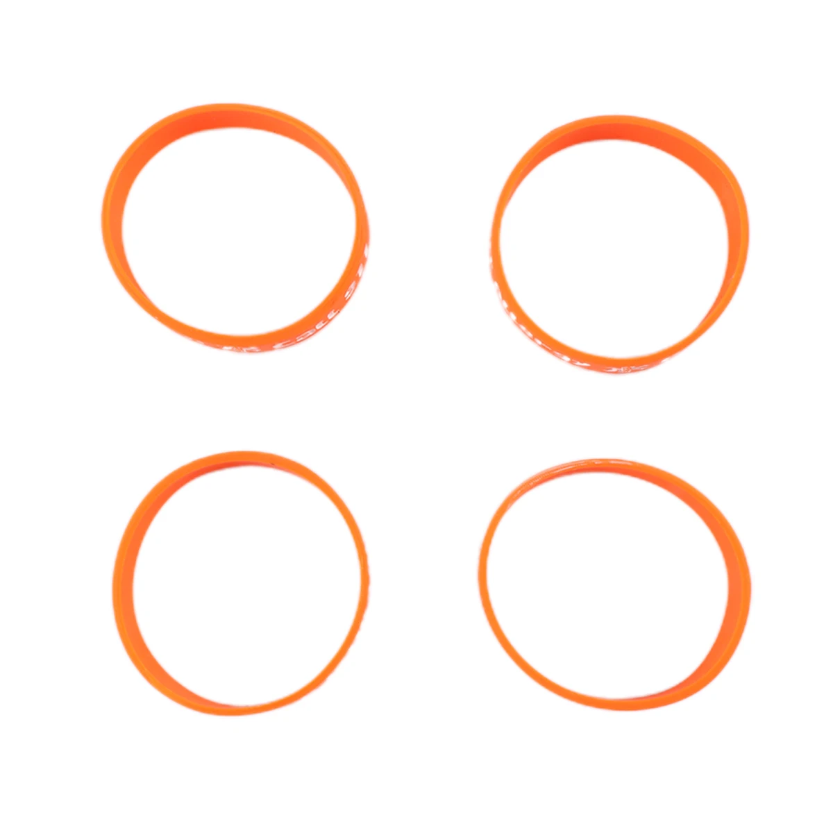 

4Pcs Silicone Bracelets Medical Warning Waterproof Wristbands Party Decoration Durable PVC Hand Rings