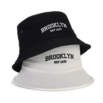 2023 사계절 코튼 레터 자수 버킷햇, 낚시꾼 모자, 야외 여행 선캡, 남녀 176 