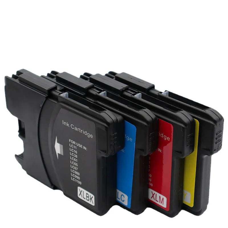 For Brother LC1100 Printer Ink LC980 LC985 LC990 for MFC-250C 255CW 790CW 6490CW DCP-165C 167C 185C 195C DCP-365CN 373CW Printer