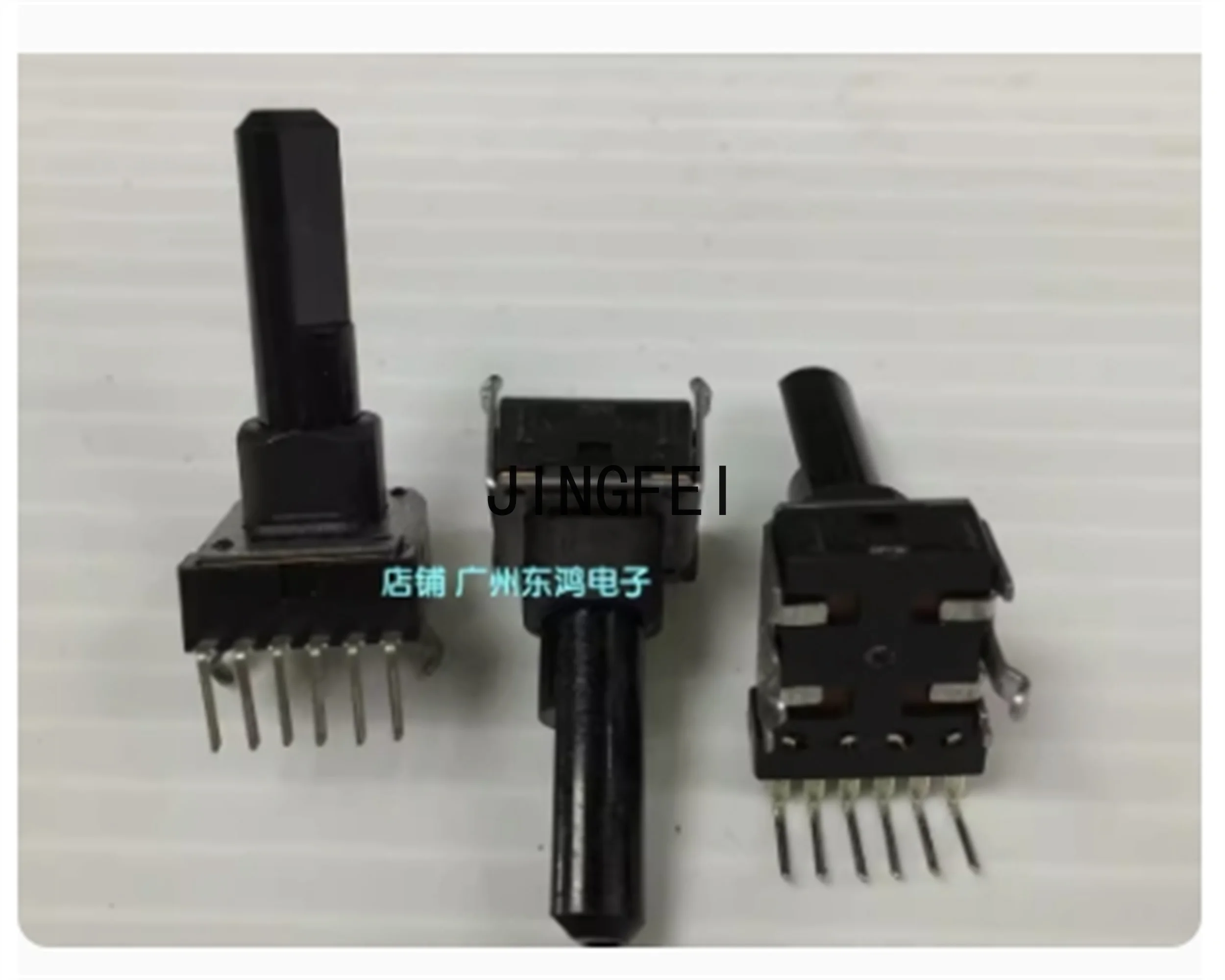1 PCS Japanese RK12 potentiometer 10KZDJPN double link with center positioning 6-pin shaft length 23MM half shaft