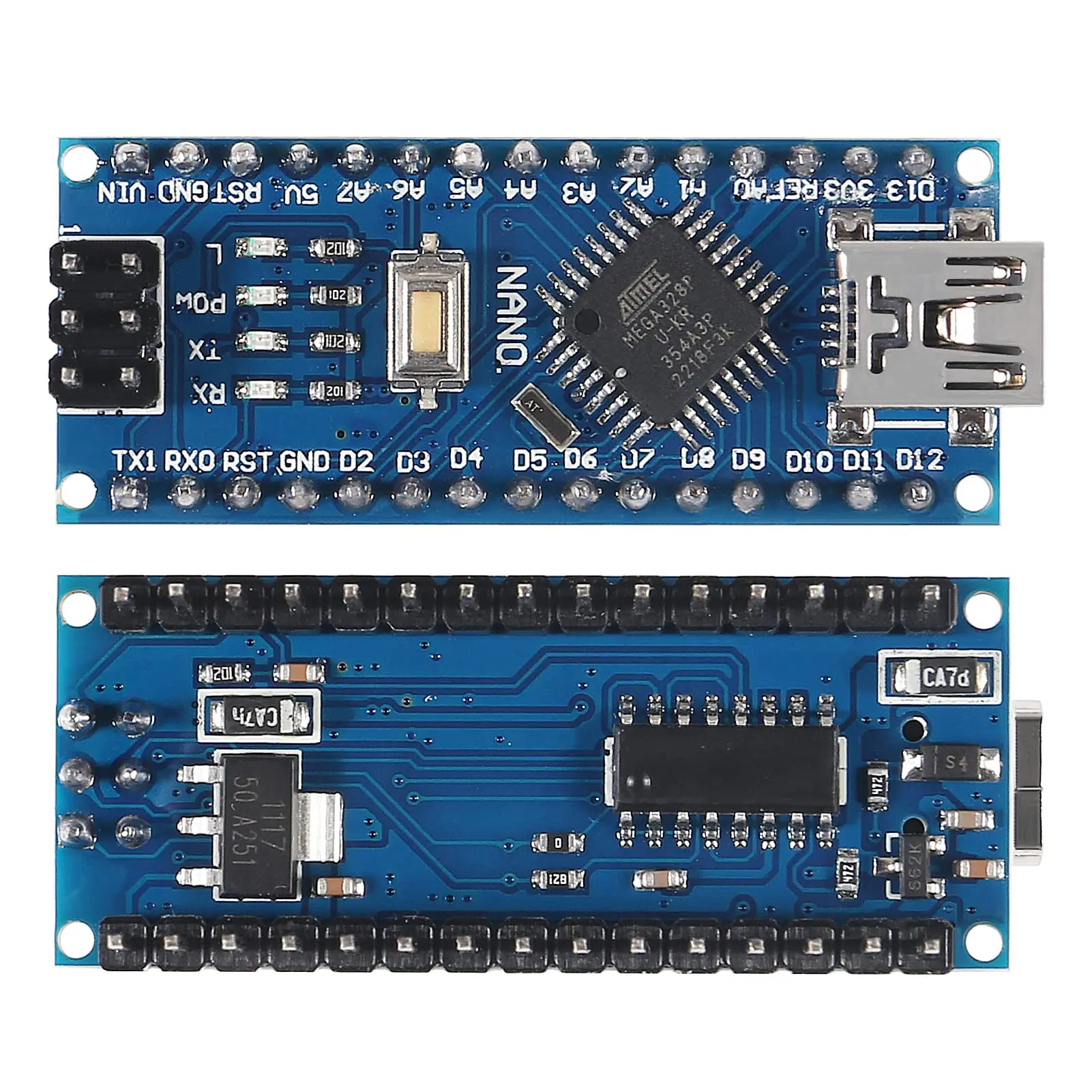 Lorida Nano V3.0 CH340 Chip USB TTL Atmega328P Enhanced Version Development Board Starter Kit Nano with A-rduino IDE