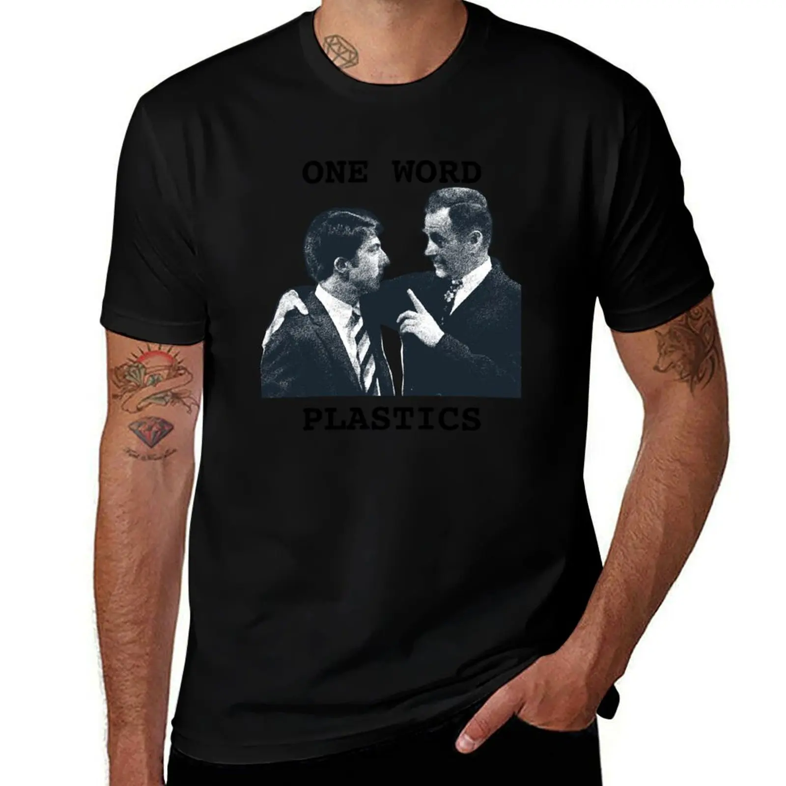 The Graduate - Plastics T-Shirt High Elasticity Sports Tee Shirt T-Shirt