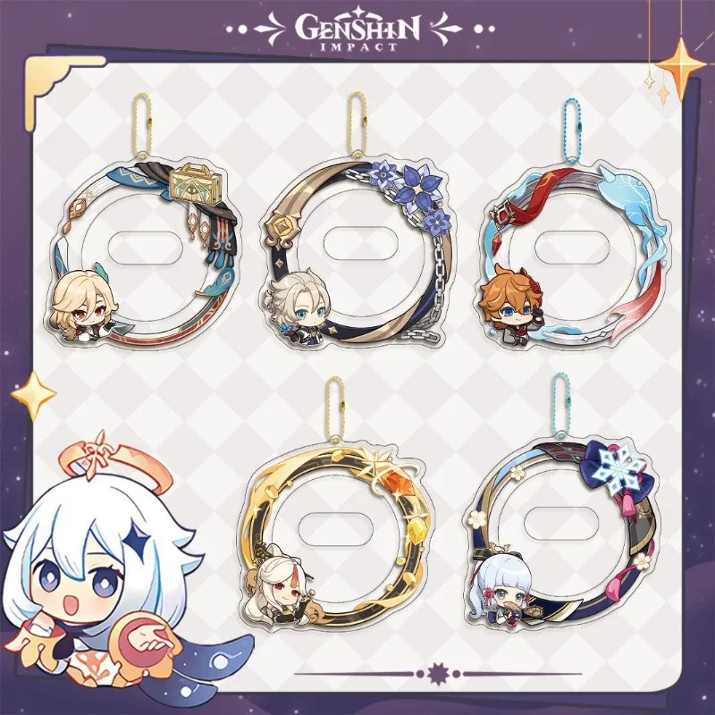 Impacting Hoyoverse Xianyun Nahida Storage Pvc Badge Display Card Clear Protector Cases Image Frame Protective Sleeves pendant