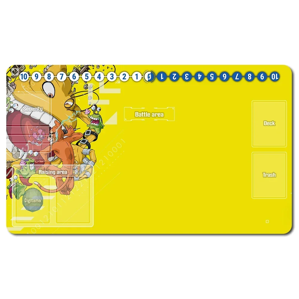 

695495 - Board Game Digimon Playmat Size 60X35 cm Play Mats Compatible for DTCG