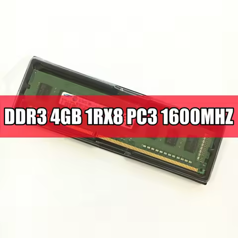 Original SEC Chipset 4G 4GB 1R/2RX8 PC3 PC3L 12800U DDR3 1600MHZ PC Computer Desktop RAM Desktop Memory 4G 12800U DDR3 1600 RAM