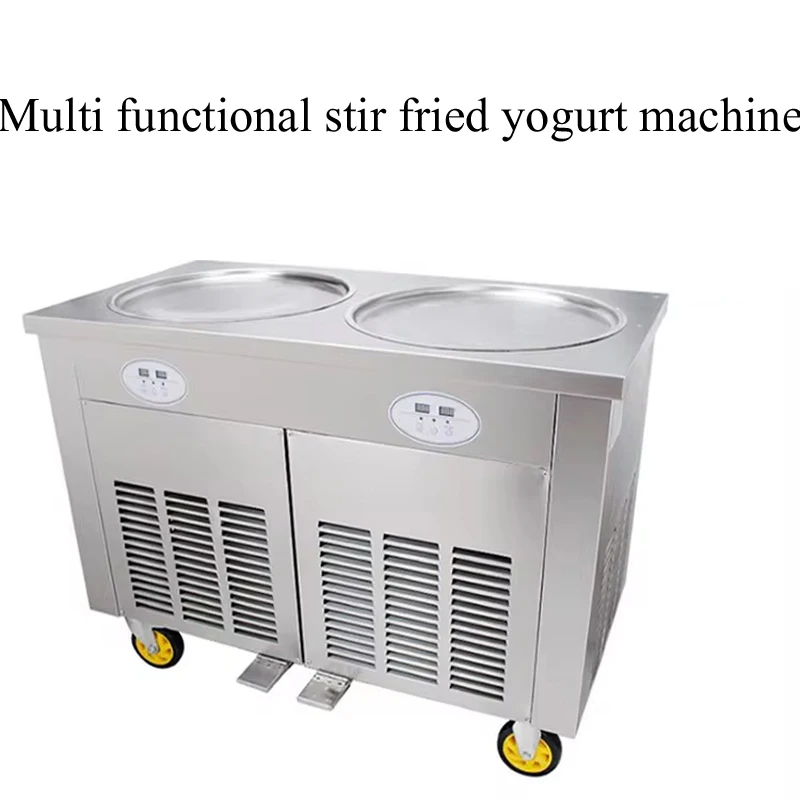 

Stir Fried Yogurt Machine, Fully Automatic Thick Cut Stir Fried Ice Machine, Deep Pot Stir Fried Ice Roll Snow Cheese Machine