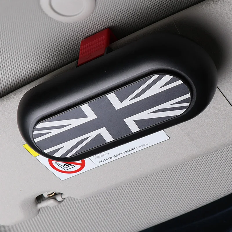 Car Sun Visor Sunglasses Holder Case Union Jack Style for MINI Cooper