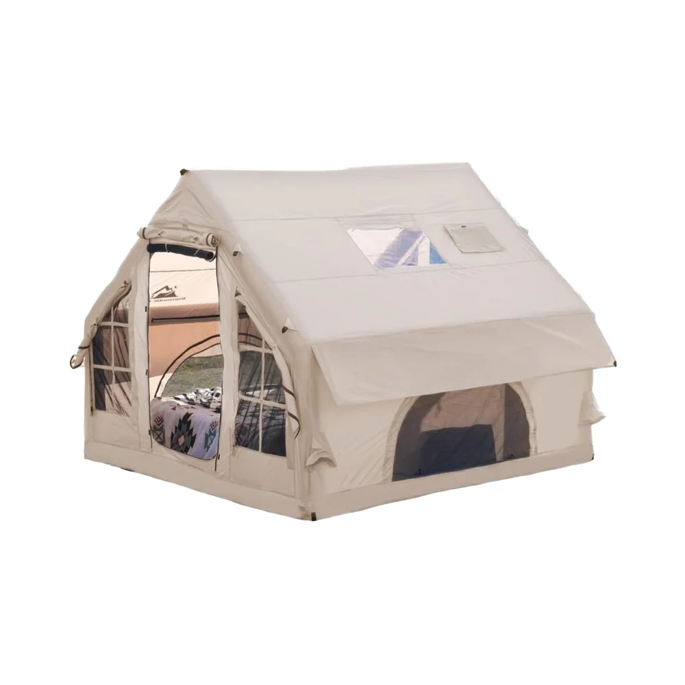 

4-6 Person Waterproof PVC Air Tent Pump Easy Set 4-Season Inflatable Camping Canopy Portable Outdoor Canopy for Hiking Camping