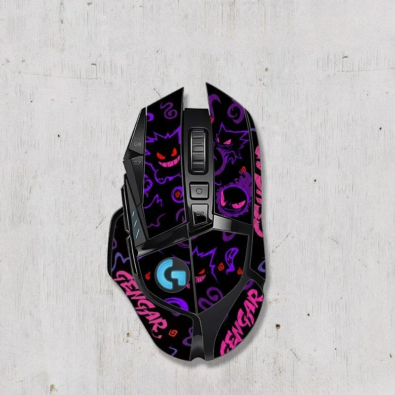 LogitechG502 Cinta de agarre para ratón Skate pegatina hecha a mano piel de lagarto antideslizante chupar el sudor pegatina antideslizante sin ratón