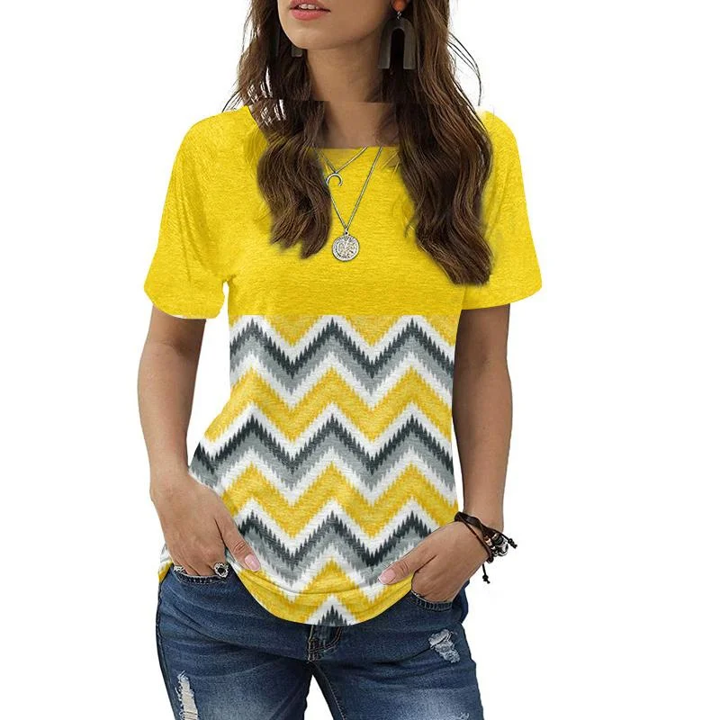 여름 레오파드 기하학 공작 3D 프린트 티셔츠 여성 streetwear 하라주쿠 레트로 티셔츠 y2k 탑 오버 사이즈 티셔츠 여성 의류