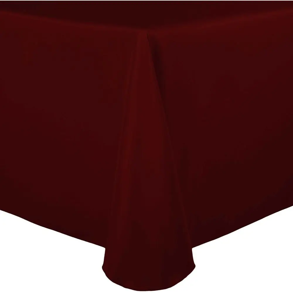 

Oval Tablecloth 72 x 120in Polyester - SeamlDesign, hine Washable, Stain & Wrinkle Resistant - Bury, 5 Pack