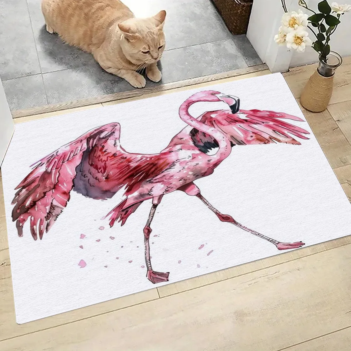 

Нескользящий напольный коврик Boho Chic с 3D-принтом — идеально подходит для кухни, ванной комнаты, балкона и прихожей — прочный полиэстер, только для мытья рук