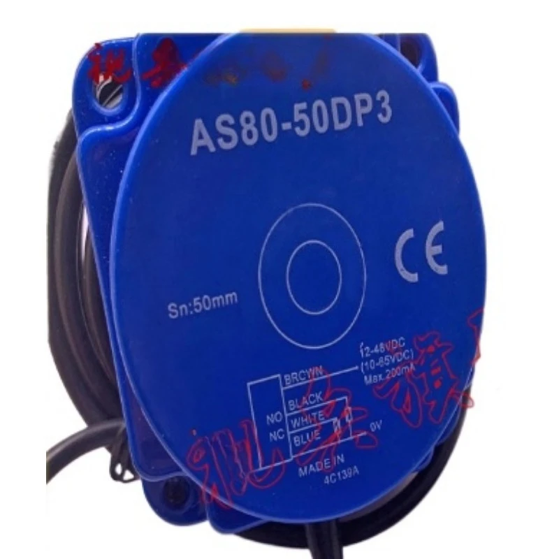 Новый оригинальный квадратный индуктивный датчик приближения AS80-50DP3 Новый оригинальный квадратный индуктивный датчик приближения AS80-50DP3