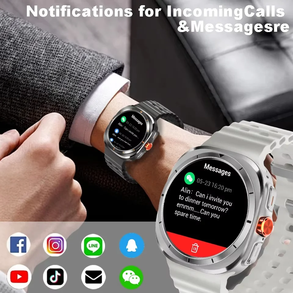 KESHUYOU 2025 New Smart Watch Classic Men Women Smart Watch Bluetooth Voice Call AI Voice Outdoor Sports Smart Watch Gift