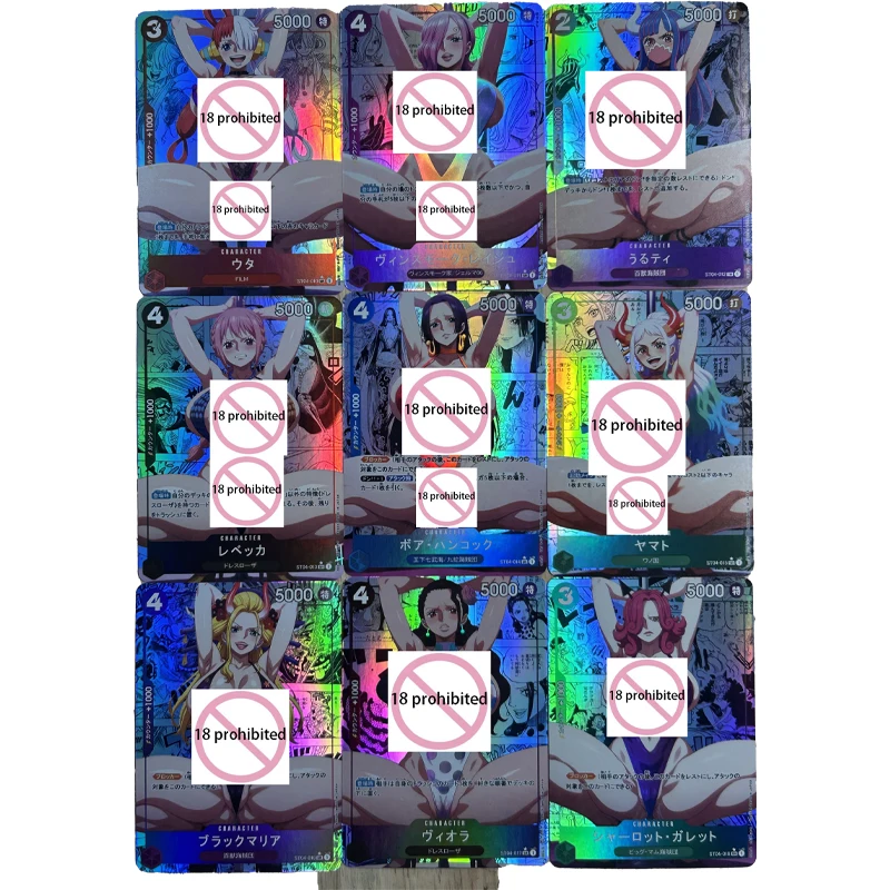 Diy One Piece Nami Boa Hancock Monkey D Ruffy Self Control Sammeln Sie Signature Trading Flash Card Anime Cartoon Geschenk 63*88mm
